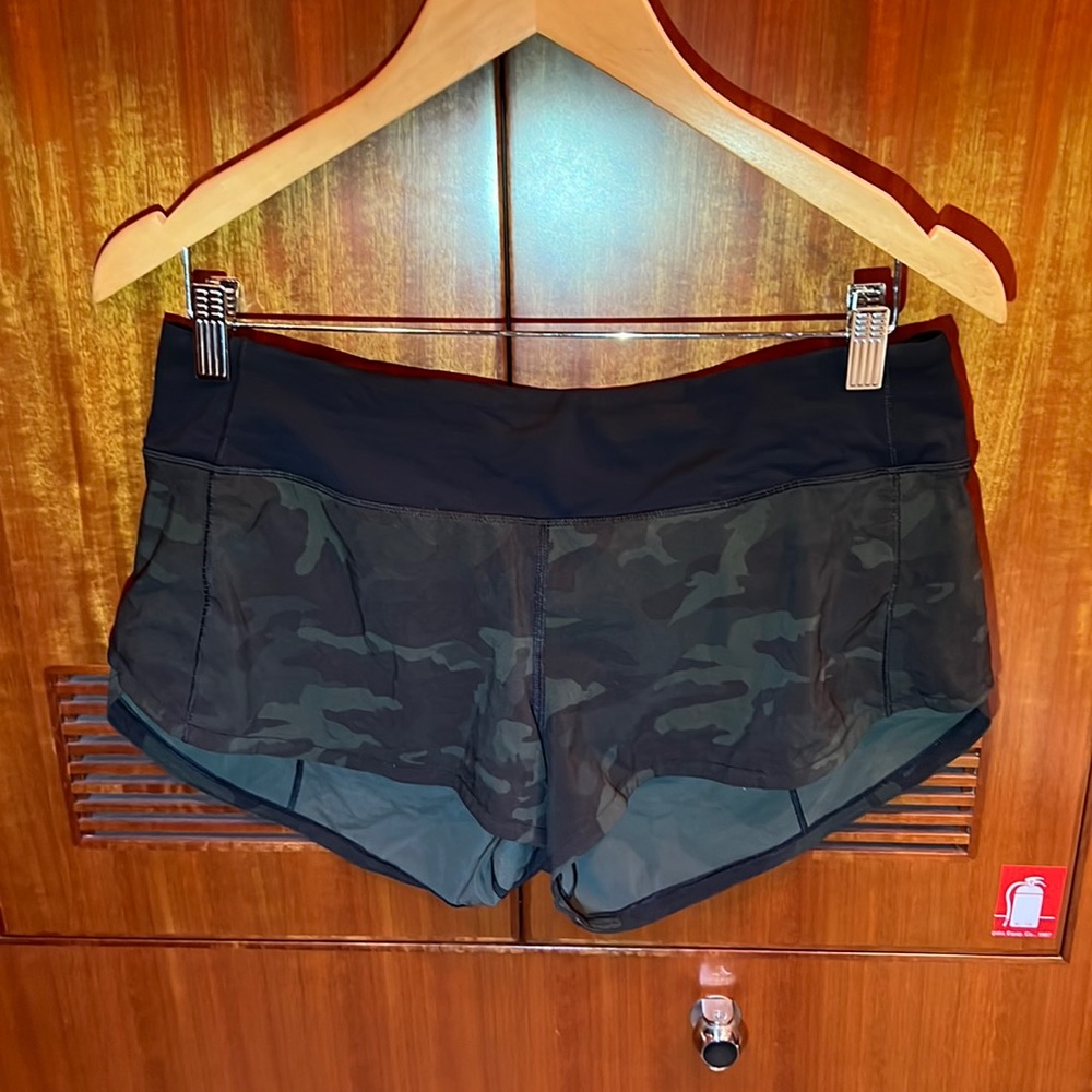 Lululemon camo shorts